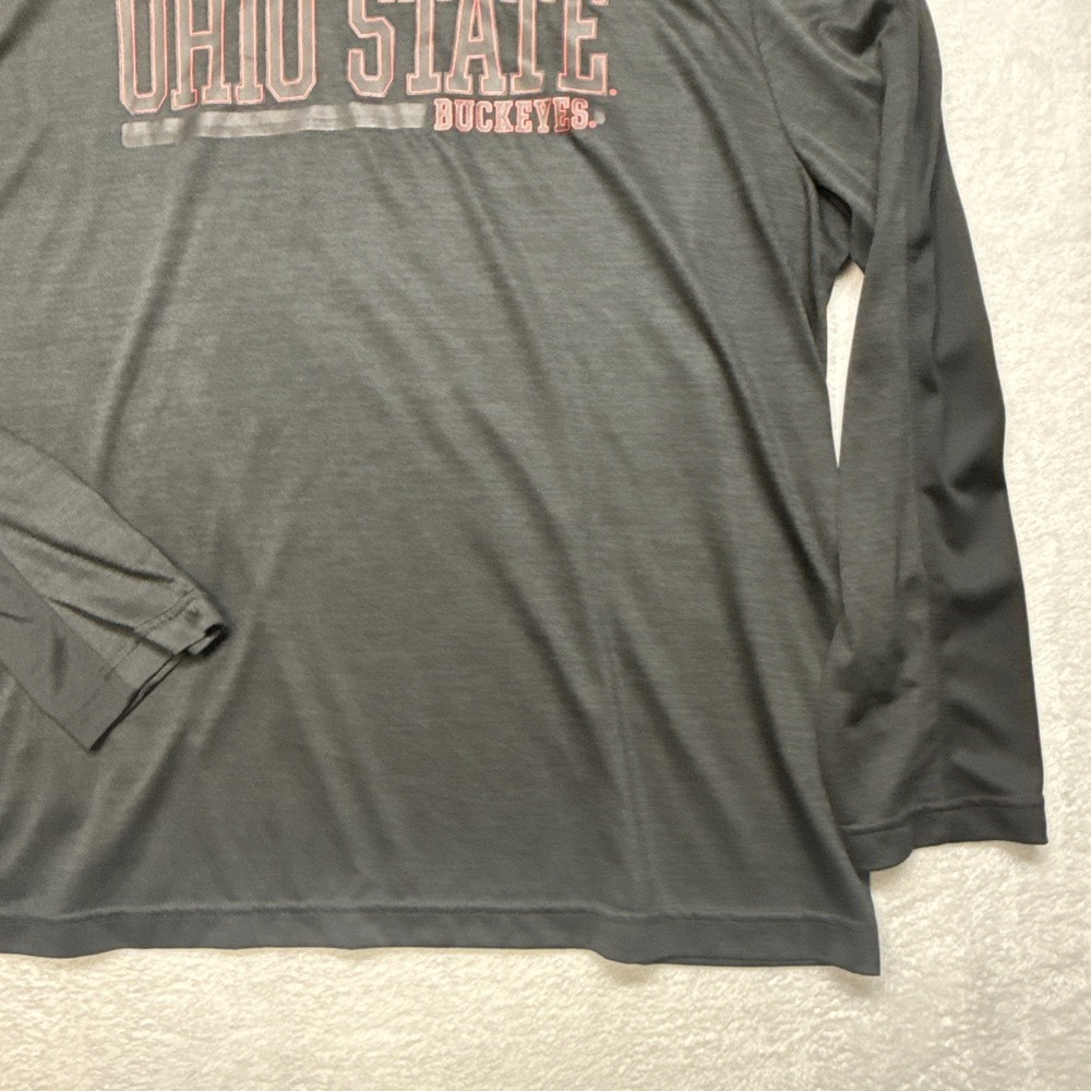 Ohio State Buckeyes Rivalry Threads Men's 2XL Long-Sleeve Performance Shirt - Picture 4 of 10